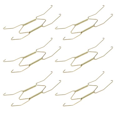 KUMGROT 6pcs Plate Hangers Decorative Wire Plate Hangers Holders Wall Plate Hangers Wall Hooks for Decorative Plates Arts 8 Inch