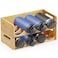SpaceAid Bamboo Water Bottle Organizer with Labels, Kitchen Pantry Water Bottle Storage Rack for Cabinets, Home Cup and Wine Bottle Holder Shelf Organizers, 2 Pack 4-Slot, Hold 8 Bottles