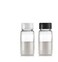 Set of 2 - Plastic Salt and Pepper Shakers with Lid, Moisture Proof Spice Dispenser, Seasoning Container Pourer with Shaker Lids, 3.5 oz., Black &amp; White