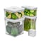 VAKUEN Premium Airtight Food Storage Containers &amp; Vacuum Sealer Machine Starter Set, 4-piece Container with Sealer, 100% Leak Proof,Keep food fresh up to 5 times longer than non-vacuum strorage.