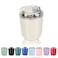 Puraville Insulated Tumblers with Lid, 10 oz Travel Coffee Mug Stainless Steel Vacuum Cup, Leak Proof Reusable Double Walled Coffee Tumbler for Iced and Hot Drinks, Cream