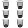 YBM Home Mesh Wastebasket Trash Can for Home and Office Workspace, Metal Office Trash Can Round-Shaped, 4.75 Gallon (6-Pack), Black 2484-6