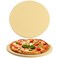 homEdge Pizza Stone Set, Heavy Duty Round Cordierite Baking Stone for Bread, Pizza, Thermal Shock Resistant Cooking Stone for Oven and Grill-15 Inches (Diameter)