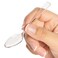 Loreso Plastic Mini Clear Dessert Spoons For Miniature Dessert Cups, Tasting Party, Sampling, Ice Cream, Small Catering Supplies - Reusable 50 CT