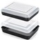 P&amp;P CHEF Baking Pans with Lids Set, 9.7 x 12.5 Inch Rectangular Cake Baking Pan for Lasagna Brownie Bread, Stainless Steel Core &amp; Nonstick Surface, Oven &amp; Freezer Safe, 4Pcs - 2 Pans &amp; 2 Lids