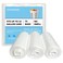 15 Gallon Trash Bags - 22 Micron Strong Tall Kitchen Office Garbage Bags, Fit Up 15 Gallon, 75 Count