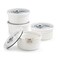 MISSYSSIM 9 oz Ramekins with Lids, Creme Brulee Ramekins Oven Safe, Small Ceramic Serving Bowls, White Custard Cups for Baking, Dipping Sauce Cups, Pinch Bowls Ideal for Birthday Party, Set of 4