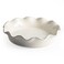 MIKIGEY Ceramic Deep Pie Pan for Baking, 11 inch Porcelain Pie Dish for Apple Pie, Oven &amp; Dishwasher Safe, Farmhouse Decor, 48 Ounce Deep Plate for Kitchen, Non-Stick Pie Pans,Off-White