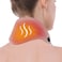 Neck Heating Pad, Arris Heated Neck Wrap with Adjustable Time and Temperature Control, USB Powered Neck Pain Relief, Stiffness Relief or Postoperative Recovery Pink
