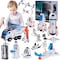 Wbzle Large Space Exploration Astronaut Toys, Rocket Ship Toys for Kids with Spray Effects, Space Shuttle Truck Toy with Light and Sound, Outer Space Playset Series Toys