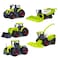 5 Pack Diecast Farm Tractor Toys Set, Kids Farm Toys Realistic Tractor Toys with Combine Harvester, Forage Harvest, Tractors, Mini Farm Vehicle Toy Birthday Gift &amp; Party Favors for Kids Ages 3 4 5 6 7