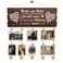 Yudarte Wooden Memorial Picture Hanging Board with Clips and Twine - Bereavement Sympathy Grieving Gifts for Loss of Loved One