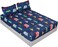 MAG 3Pcs Cartoon Car Fitted Bed Sheet,Queen Size Fitted Bed Sheet for Toddler Kids,Boys and Girls,Blue Color,1 Fitted Sheet and 2 Pillowcase (Queen, Blue).