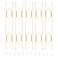 Bilillo 10 Pieces Stainless Steel Decorative Wire Plate Holders, 6 Inches Invisible Wall Plate Hangers, Home Decoration with Wall Hooks for Antique Plates and Arts (Gold)