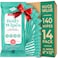 Body Wipes - (14 Pack) - 140 XL Bath Wipes for Adults No Rinse, Adult Wipes for Elderly - Body &amp; Face Gentle Skin Cleansing, Shower Wipes Bathing for Travel, Elderly, Car, Gym, Camping (8x12 Inch)