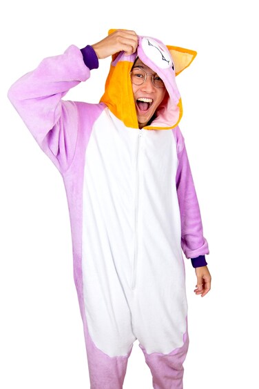 LankyBox Official Merch - Foxy Onesie - Adult S
