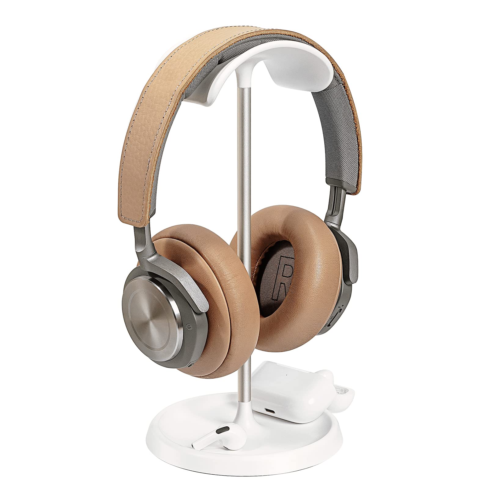 qincoon Qincoon Curved Headset Stand With Storage Tray