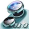 Suoman Camera Lens Protector for iPhone 16 /iPhone 16 Plus, Easy to Install 9H Hardness Tempered Glass Ultra HD Anti-Scratch for iPhone 16 /iPhone 16 Plus Metal Independent lens Protector -Teal