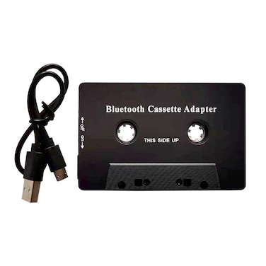 Tookie Car Audio Cassett Player Adapter, Car Aux Cassette Adapter, 3.5mm Bluetooth Audio Cable Tape Player USB Charging for Smartphone/Computer/Mp3/CD Player(Size:E0003)