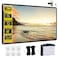 Foldable 60-inch Projector Screen, XINLEMY 4K 16:9 HD Portable Projection Movie Screen Double-Sided Cinema Screen for Home Theater Backyard Indoor and Outdoor