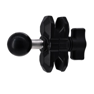 iSaddle Double Socket Arm with Extra Ball Joint Extension Adapter Compatible with RAM Mounts 1 Inch/25mm/ B Size Ball Components - Socket Arm for All Bike Motorcycle Phone Mount with 1" Ball (Short)