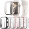 QCKANLJ 6-Pack Case Compatible with Apple Watch Series 10 42mm with Tempered Glass Screen Protector, Ultra-Thin Hard PC Protective Face Cover Bumper for iWatch 10 42mm