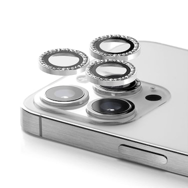 CASETiFY Camera Lens Gem [Easy Application] for iPhone 16 Pro / 16 Pro Max - Silver