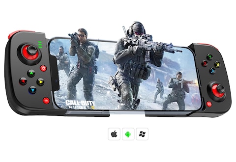 Megadream Mobile Game Controller Gamepad for iPhone iOS Android PC: Works with iPhone 16/15/14/13/12/11, iPad, Samsung Galaxy, TCL, Tablet, Call of Duty, Diablo Immortal - Directly Play (Black)