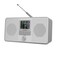 LEMEGA IR4S Stereo WiFi Internet Radio,FM Digital Radio, Spotify Connect, Bluetooth Speaker, Dual Alarms Clock, 40 Presets, Headphone-Output, Batteries or Mains Powered &ndash; Gray Finish