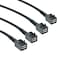 2 Pack 12G Internal Mini SAS HD SFF-8643 to SFF-8643 Cable, 0.5m Internal Mini SAS to Mini SAS Cable, 36 Pin, with Sideband, 100 Ohm, Flexible, Support RAID, PCIE Controller, 0.5-Meter(1.6ft)