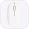 Mini Mouse Pad, 6x6 Inches, Waterproof Non-Slip Rubber Base, for Laptop, Keyboard Tray, Wireless Mouse, Home, Office, Travel (White)