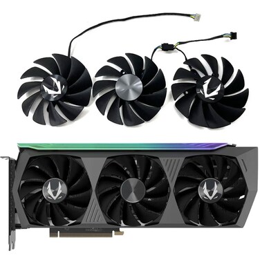 GA92S2U CF9015H12S RTX 3080 Ti AMP Holo GPU Fan for ZOTAC Gaming RTX 3070 TI 3080 3080 TI 3090 AMP Holo Video Card Cooling Fan (Fan-AB)