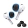 Foam Masters Memory Foam Ear Tips for AirPods Pro 1st &amp; 2nd Gen   Comfortable   Secure   Better Noise Cancellation   Version 3.0 Replacement Buds (Small, Med, Large - 3 Pairs, Black)