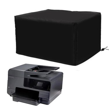 Printer Dust Cover Compatible with Brother DCP-L2550DW and Brother MFC-L2750DW Laser Printers Black Oxford Anti-Static Water Proof Universal Case Protector for Printers (Black, 16.93x16.93x12.6)