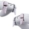 PlayVital Dune 2 Pairs Trigger Stop Shoulder Buttons Extension Kit for ps5 Controller, Stopper Bumper Trigger Extenders for PS Portal, Game Improvement Adjusters for ps5 Edge - White