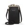 Womens Crossbody Bag Cellphone Shoulder Purse Wallet Clutch Handbag Travel Fashion Leather Phone Case Pocket Holster Messenger Pouch for iPhone 11 pro 8 Plus Xs Max X Xr 7/6 Plus Samsung S10+ (Black)