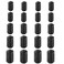 Topnisus [Pack of 10] Clip-on Ferrite EMI Cable Cores for Noise Suppressor Blocking RF-Interfere EMI-Interfere Improve Signal Integrity (20pcs with 5 Sizes)