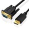 SHULIANCABLE Displayport to VGA Cable, DisplayPort to VGA Adapter DP to VGA Cable Male to Male Gold-Plated for Computer, Laptop, PC, Monitor, TV, Projector (10 Feet)