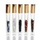 YWG Stone 10ml Gemstone Roller Square Bottles Refillable Roll On Bottles Healing Crystal Chips Inside For Perfumes Aromatherapy Oils 5pack