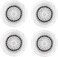 Clarisonic Sensitive Facial Cleansing Brush Head Replacement for Mia 1, Mia 2, Mia Fit, Alpha Fit, Smart Profile Uplift, 4 Count