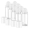 BOSMIOW 8 Pieces 50ml/1.7oz Clear Glass Essential Oil Roller Bottles,Empty Deodorant Roll On Bottles,Leak-Proof Cosmetic Container with Roller Balls for Perfume,Aromatherapy,Moisturizer