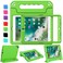 AVAWO Kids Case for iPad 9.7 2017/2018 &amp; iPad Air 2 with Built-in Screen Protector - Light Weight Shock Proof Convertible Handle Stand Friendly Kids Cover for 9.7 iPad 5th &amp; 6th Gen - Green
