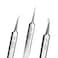 Professional Facial Blackhead Remover Tweezers,3Pcs Precision Pimple Popper Tool Kit for Whitehead Ance Blemishs Comedones Stainless Steel Makeup Tool - Matte