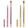 2 Pack Retractable Lip Brush for Lipstick Lip Gloss Double-Ended Lip Makeup Brushes with Cap Lipstick Brush Applicator Travel