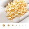 Mixed Size 2/3/4/6/8/10mm 1440 Pearls Half Round Flatback Semi Pearls for Nail Art, Crafts, DIY Making (Orange)