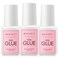 Makartt Super Strong Nail Glue for Acrylic Nails: 7ML 3 Pcs Brush on Nail Glue for Nail Tips Press On Nails Ultra Quick,Long Lasting,Easy to Use False Nail Glue for Glue on Nails Fake Nails DIY Nails