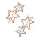 AEGYPIUS Star Clips, 2 Pcs Rhinestone Star Hair Clips Gold Star Clips Hair, Star Hair Clip Star Hairclips Star Barrettes Hair Clips Star Hair Accessories Y2k Hair Clips Stars for Women and Girls