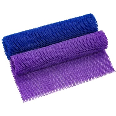 2 Pcs African Exfoliating Net, Fengek 31.5 Inch African Long Body Net Sponges Skin Back Scrubber for Daily Shower Bathing Exfoliating (Multicolor 3)