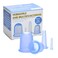 lychee Anti Cellulite Cupping Therapy Set for Family 4Pcs Silicone Vacuum Massage Cups - Chinese Cupping Kit for Body and Facial Massager for Adults Home Use (Blue)