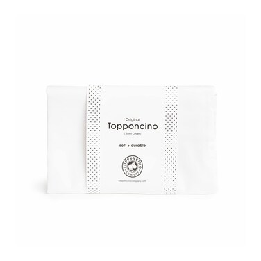 The Topponcino Company   Extra Cover Only   Insert Sold Separately   Fits All Topponcinos from The Topponcino Company   100% Natural Cotton   Machine Washable (Pure White)